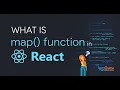 What is Map Function in React React Tutorial for Beginners React Course Updated 2026 - igmGuru