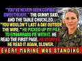 You ve Never Seen Combat A Marine Laughed Then He Opened My File And Stopped Talking