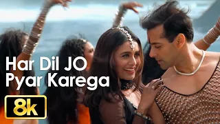 har dil jo pyar karega 8k full song salman khan rani mukherjee udit narayan alka yagnik