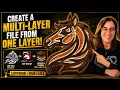 How to Create a Multi-Layer Laser File from One Layer in LightBurn