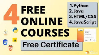 Free Python Java JavaScript courses with Certificate LetsUpgrade Free Courses