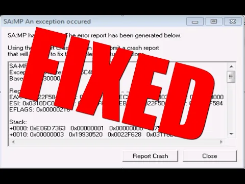 Download MP3 How to fix crash error Gta SAMP !?