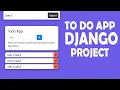 Todo List application DJango Python projects