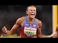 Anna Hall DOMINATES 800m for first global Heptathlon gold Brooks PB earns bronze NBC Sports