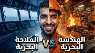 الفرق بين الهندسة البحرية و الملاحة لازم تتعرف عليها  دندنها