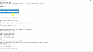 Use WCF to create a basic ASP NET Asynchronous JavaScript and XML AJAX service
