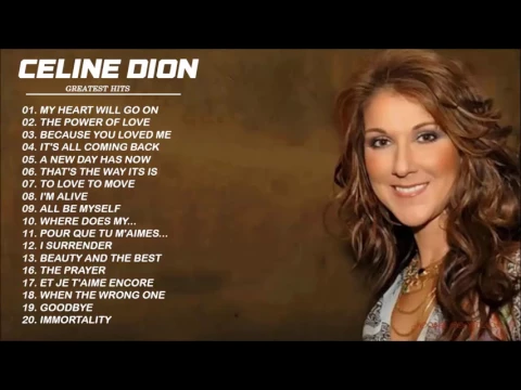 Download MP3 Celion Dion Greatest Hits  - Best songs of Celion Dion Colection