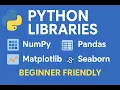 Top 5 Python Libraries For Beginner Python Libraries NumPy Pandas Matplotlib SciPy Seaborn