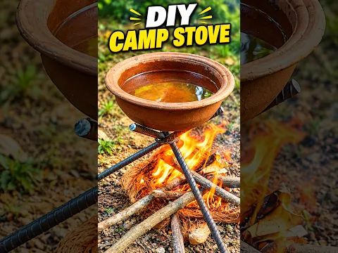 DIY Camping Stove | Quick Homemade Outdoor Cooking Idea!