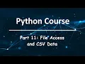 Python Course Part 11 File Access