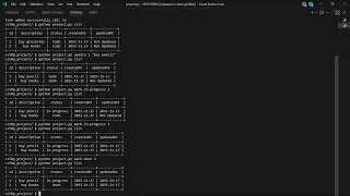 CS50p final project - Task Tracker CLI