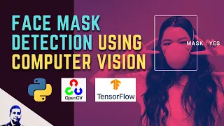 Live Face Mask Detection using Computer Vision in Python with CNN TensorFlow Keras OpenCV