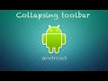 Collapsing Toolbar layout in android