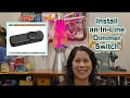 Dimmer Switch installation for Lava Lamp - in line switch