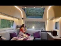 Download Lagu CAMPING UNDER HEAVY RAIN IN A HOME COMFORT CARAVAN WITH A STOVE