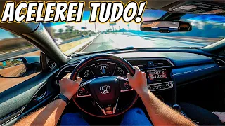 DIRIGINDO UM CIVIC DE 270 CAVALOS