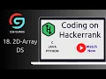 18 2D Array DS - Hackerrank