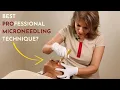 Professional Microneedling Facial Demo