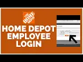 How to Login into Home Depot Employee Account 2023 My Apron Home Depot Account Sign In