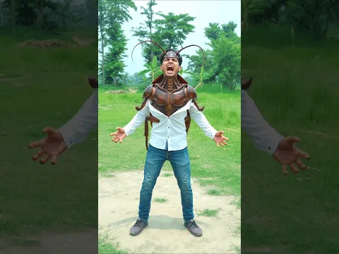 Cockroach vs आदमी #cockroach #funnyvideo #shorts