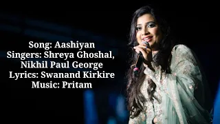 itti si hasi itti si khushi aashiyan lyrics shreya ghoshal diamond music