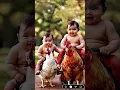 Download Lagu Cute baby laughing while sitting on cock😂😂😂