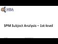 2019 04 09 Lesson8-session1 SPM 1st-level Analysis