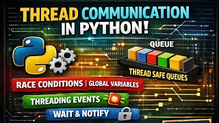 Python Thread Communication Queue and Event