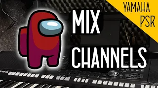 How mix song channels into one - Yamaha PSR Tutorial