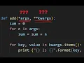 What is Args and Kwargs in Python Python Tutorial