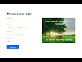 CODING PRACTICE 44 MEME GENERATOR REACT JS CCBP 4 O CCBP