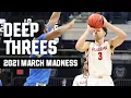 Deepest 3-pointers from the 2021 NCAA tournament