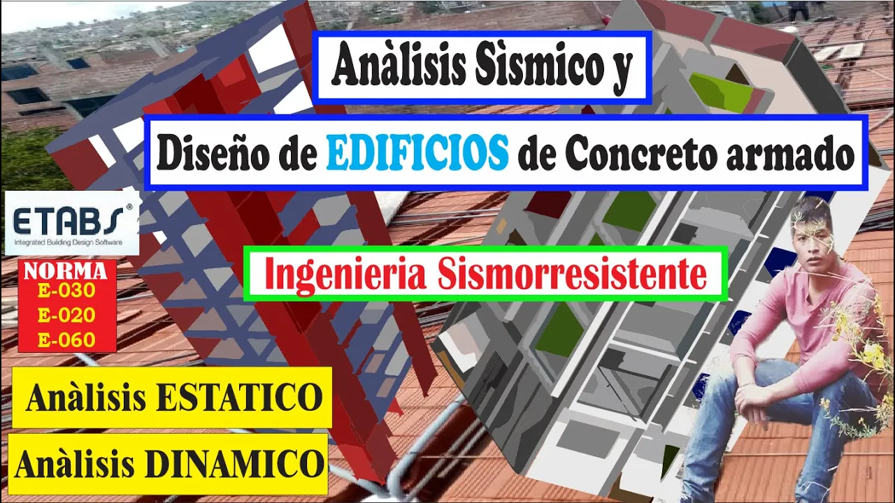 🥾📐🏭Análisis Sísmico y Diseño de Edificios de Concreto Armado-Norma E030-E060-E020 / Etabs ✅🏙🌇