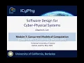 Module 7 Concurrent Models of Computation