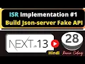 Next js - ISR Create Fake API with Json-Server