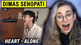 dimas senopati heart alone cover singer bassist musician reacts
