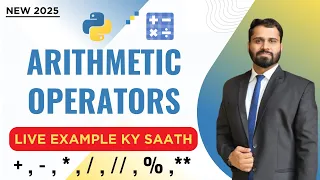 Master Python Operators Arithmetic Operators FAST Live Examples Tutorial for Beginners 2025