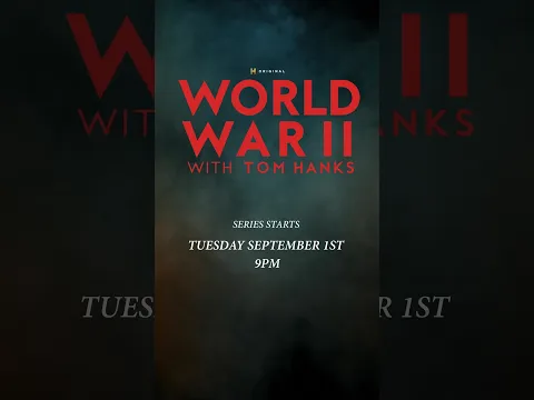 'World War II with Tom Hanks' premieres September 1, Tuesday at 9 PM, only on HistoryTV18