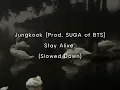 Download Lagu Jungkook [Prod. SUGA of BTS]-Stay Alive (Slowed Down)