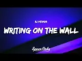 Lagu AJ Vitanza - WRITING ON THE WALL (Lyrics)