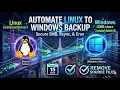 Automated Linux to Windows Backup Rsync Bash Scripting SMB Mount
