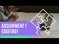 CSSE1001 2021Sem1 Assignment 1 Overview