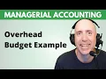 MA35 - Manufacturing Overhead Budget Step-By-Step