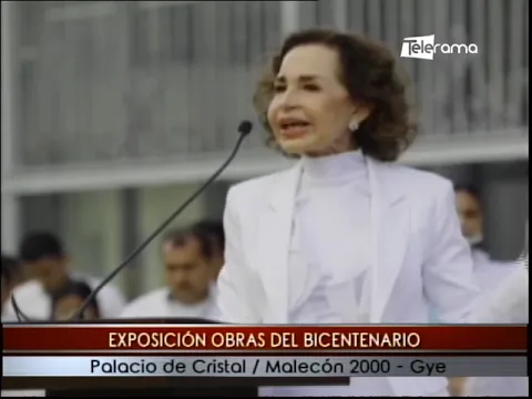 Exposición obras del bicentenario palacio de Cristal Malecón 2000 - Gye