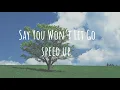 Download Lagu James Arthur - say you won't let go (speed up)