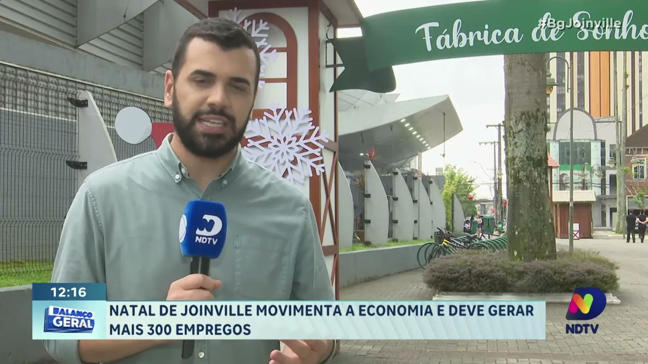 Natal de Joinville movimenta a economia e deve gerar mais 300 empregos