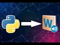Speak the meaning of the word using Python English
