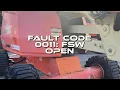 Fault Code 0011 FSW Open JLG Boom Lift