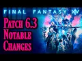 FFXIV Patch 6 3 Changes You May Not Know About