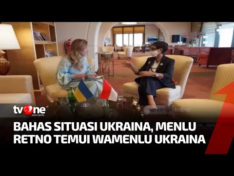 Retno Marsudi Bertemu Wamenlu Ukraina, Bicarakan Hal Apa?